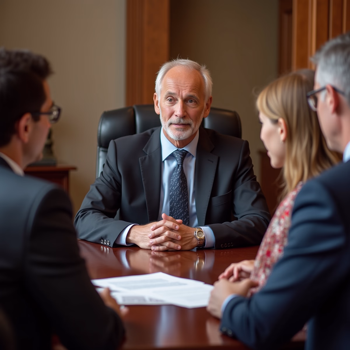 The dedicated legal team at Escondido Probate Law serving Riverside probate matters is pictured conferring with heirs to navigate the probate process to execute vital documents discussing What separates an efficient California probate process from a drawnout conflict over authority and assets