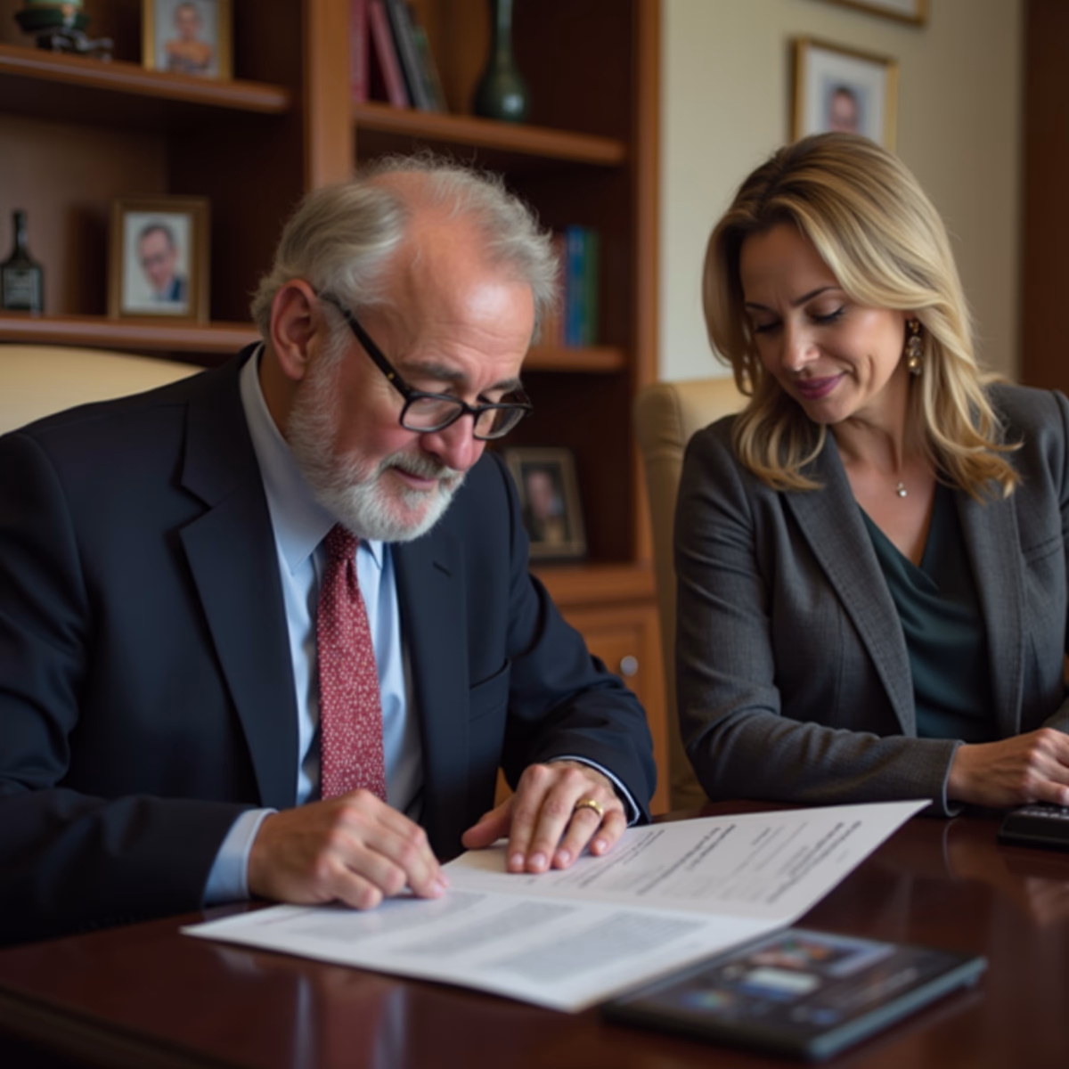 The dedicated legal team at Escondido Probate Law serving Riverside probate matters is pictured conferring with heirs to navigate the probate process to execute vital documents discussing What separates an efficient California probate process from a drawnout conflict over authority and assets