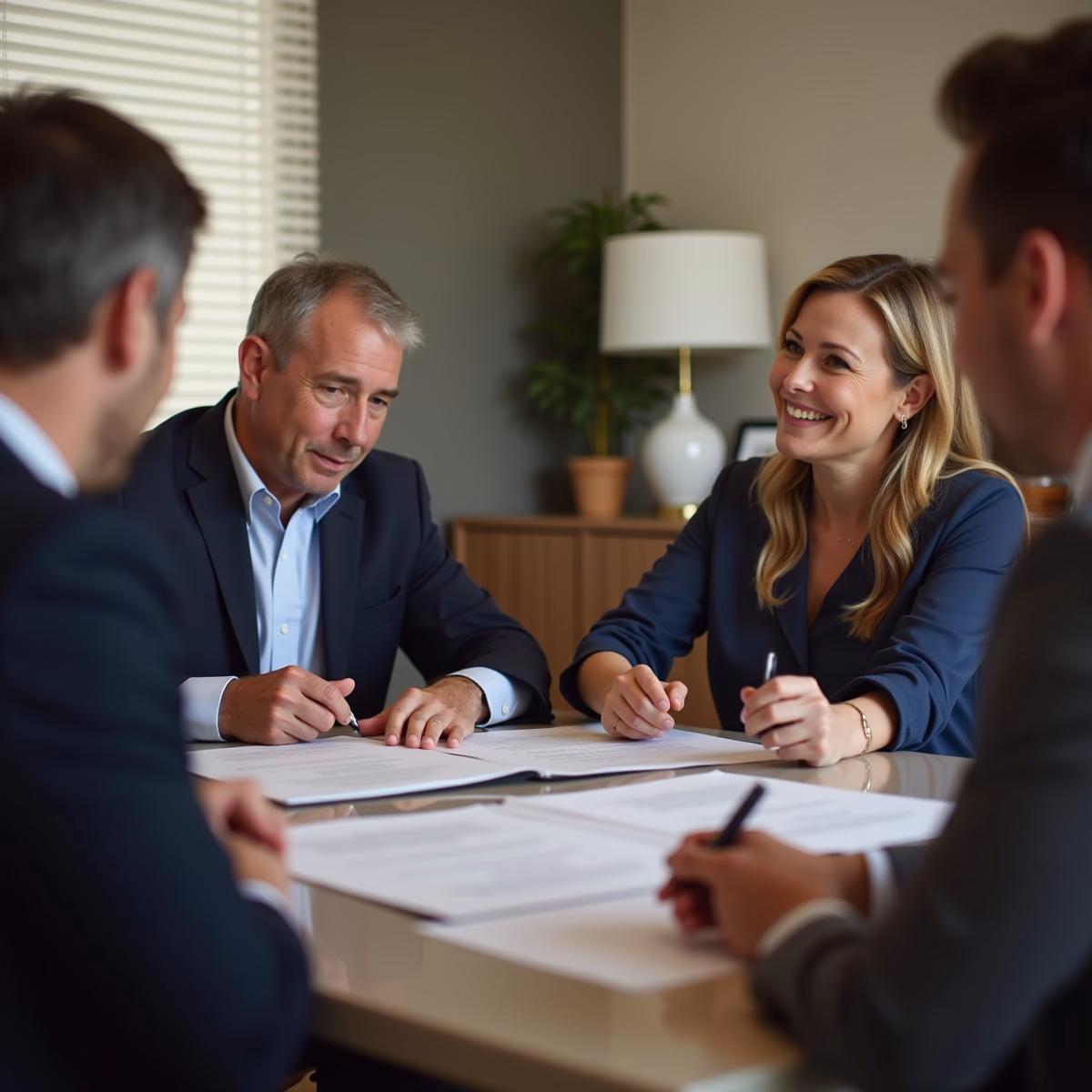 The dedicated legal team at Escondido Probate Law serving Riverside probate matters is pictured conferring with heirs to navigate the probate process to execute vital documents discussing What separates an efficient California probate process from a drawnout conflict over authority and assets