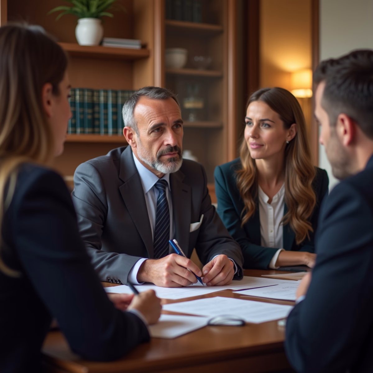 The dedicated legal team at Escondido Probate Law serving Riverside probate matters is pictured conferring with heirs to navigate the probate process to execute vital documents discussing What separates an efficient California probate process from a drawnout conflict over authority and assets