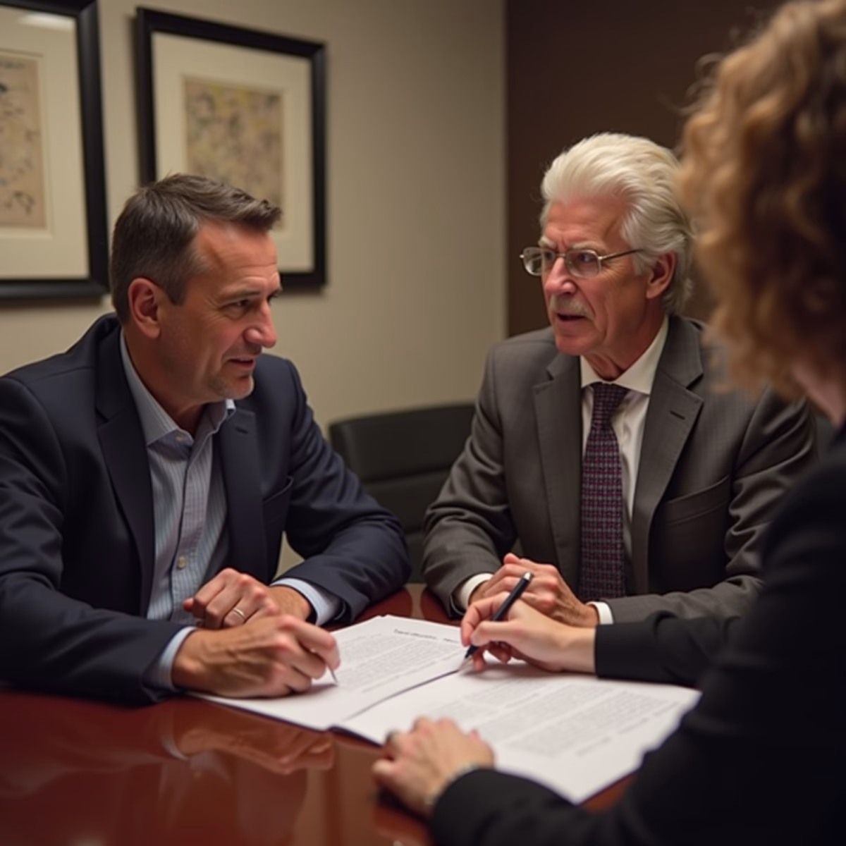 The dedicated legal team at Escondido Probate Law serving Riverside probate matters is pictured conferring with heirs to navigate the probate process to execute vital documents discussing What separates an efficient California probate process from a drawnout conflict over authority and assets