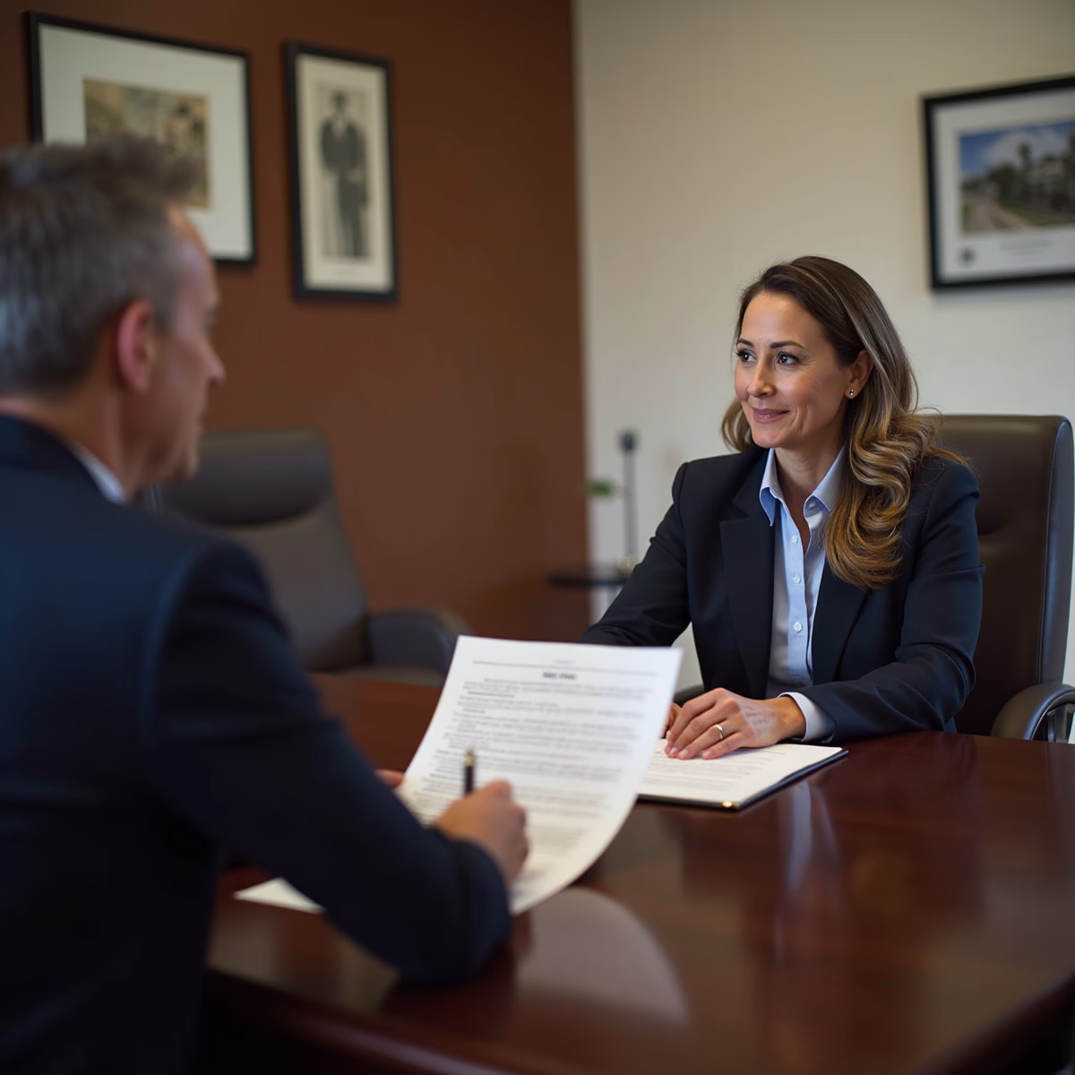The dedicated legal team at Escondido Probate Law serving Riverside probate matters is pictured conferring with heirs to navigate the probate process to execute vital documents discussing What separates an efficient California probate process from a drawnout conflict over authority and assets