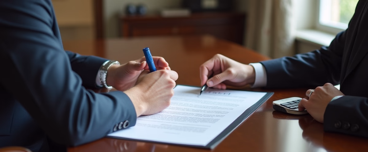 The legal counsel at Escondido Probate Law serving Riverside County estate matters meets with beneficiaries in our Southern California office to execute necessary paperwork discussing What specific challenges arise with real estate in multiple states