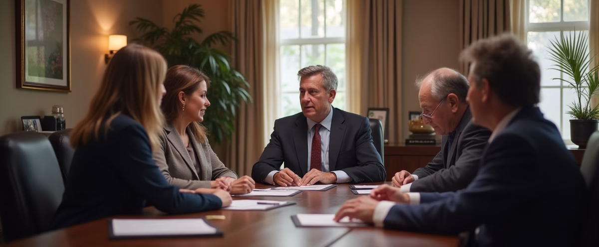 The experienced legal team at Escondido Probate Law serving Riverside County wills matters meets with executors in the Southern California office to execute vital petitions discussing What standards do California judges use to determine a wills true meaning