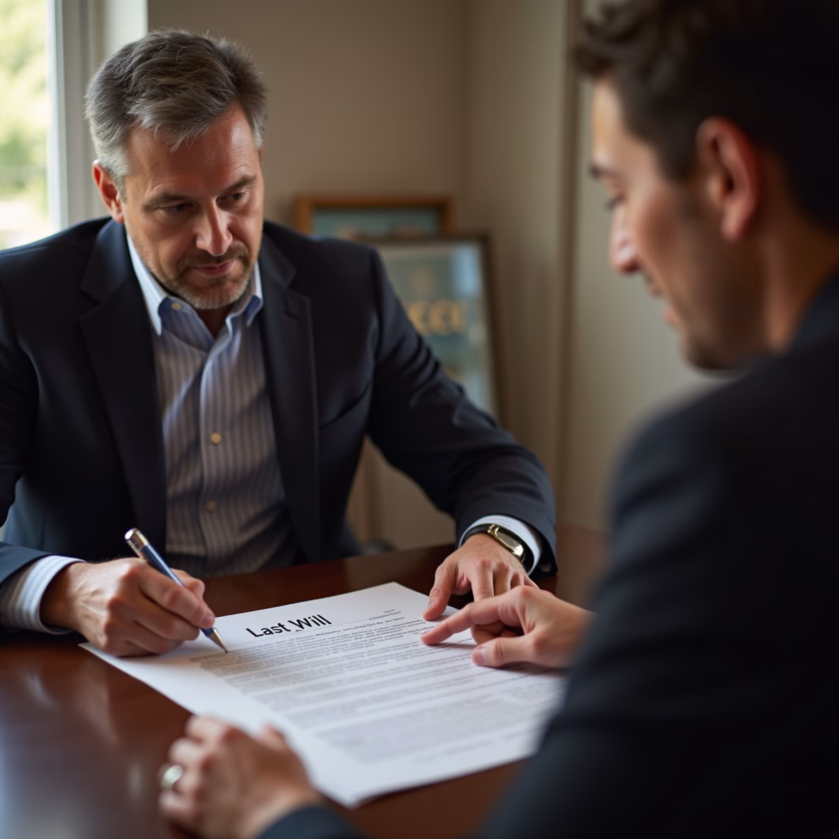 The dedicated legal team at Escondido Probate Law serving Riverside probate matters is pictured conferring with heirs to navigate the probate process to execute vital documents discussing What steps should I take with an estate before Im ready to sell assets or pay claims