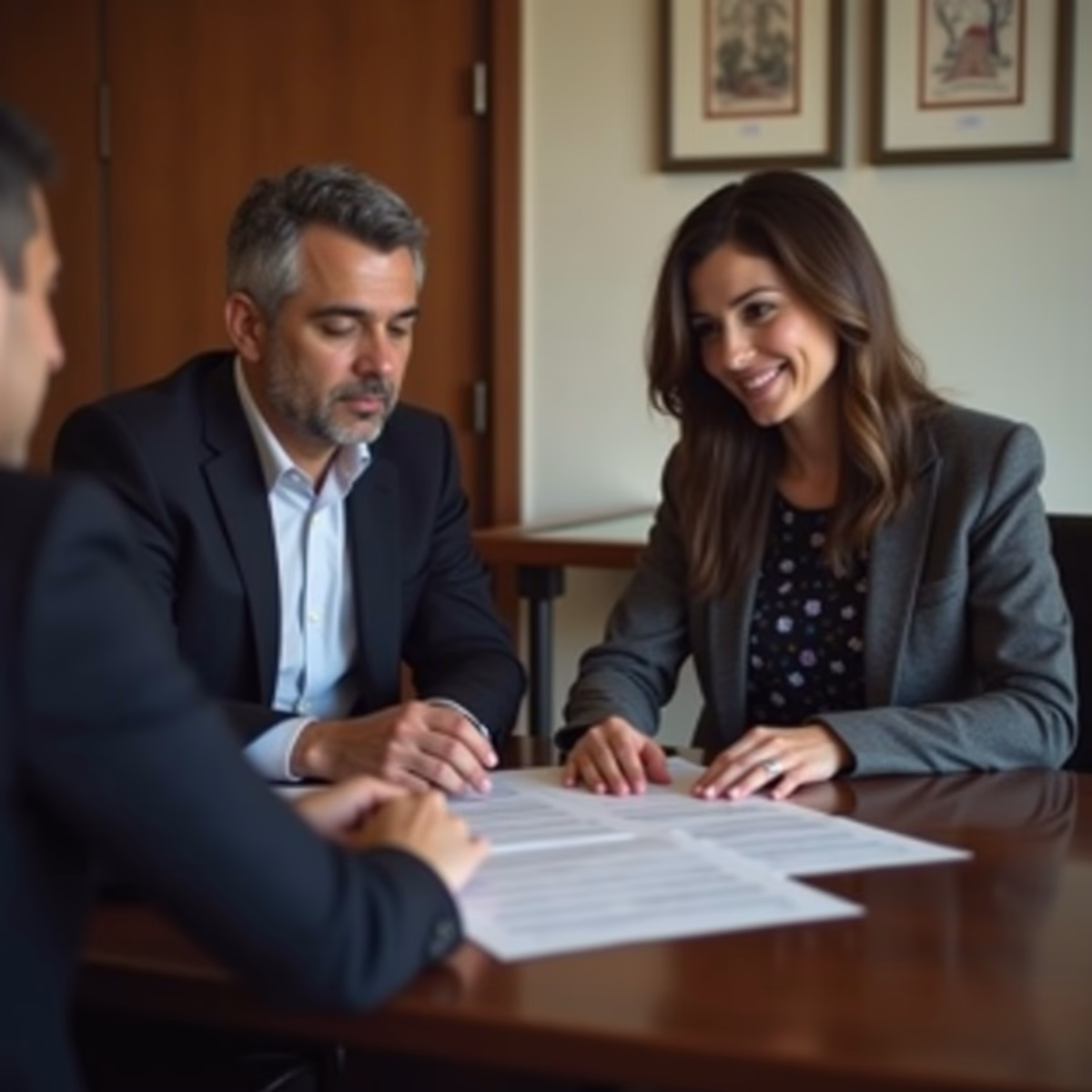 The dedicated legal team at Escondido Probate Law serving Riverside probate matters is pictured conferring with heirs to navigate the probate process to execute vital documents discussing What types of assets are typically involved in a Probate Code 11700 Petition