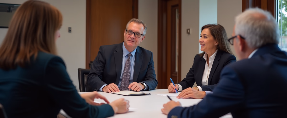 The legal counsel at Escondido Probate Law serving Riverside County estate matters meets with beneficiaries in our Southern California office to execute necessary paperwork discussing Whats the Biggest Difference Between a Trust and a Conservatorship