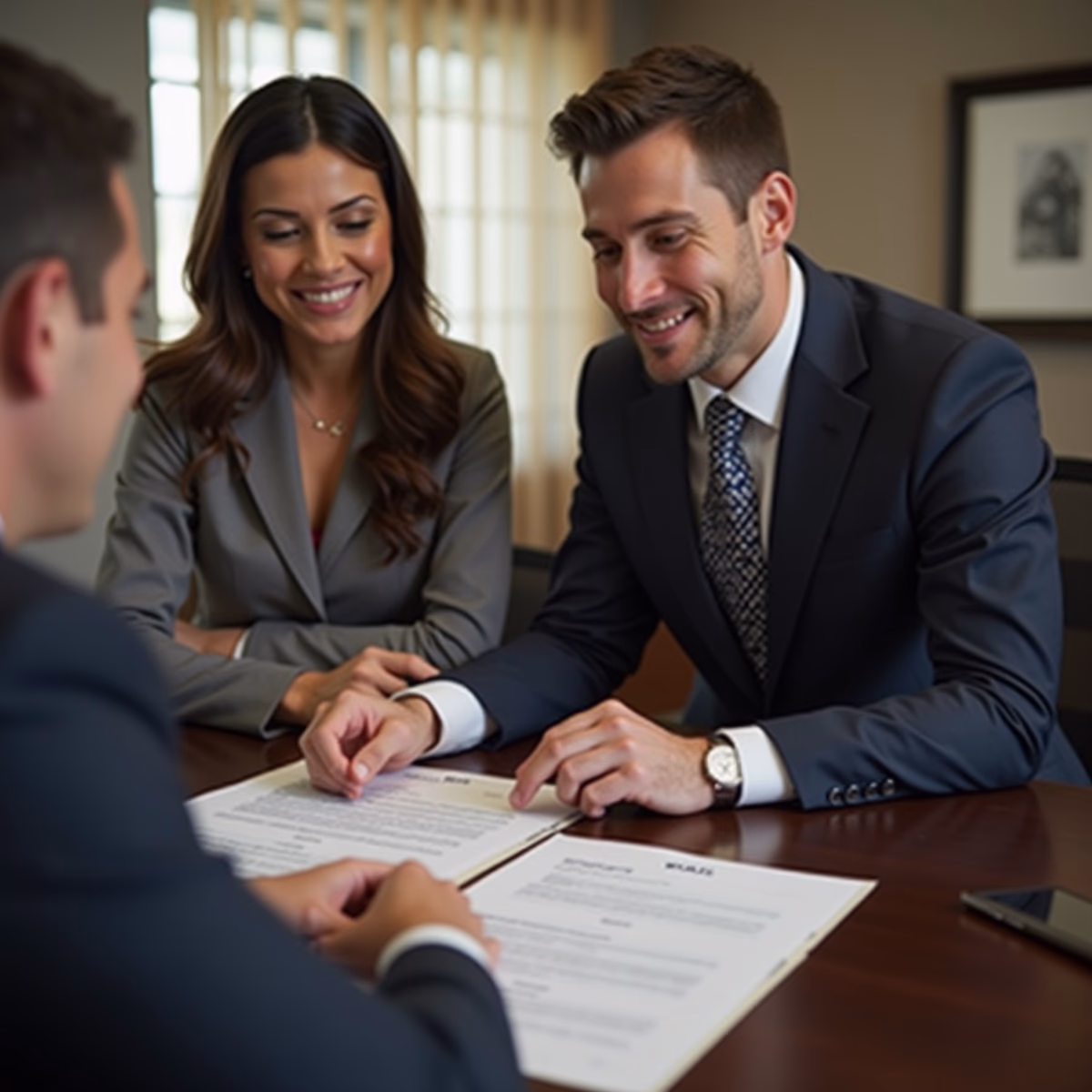 The dedicated legal team at Escondido Probate Law serving Riverside probate matters is pictured conferring with heirs to navigate the probate process to execute vital documents discussing Whats the best way to keep track of creditor claims