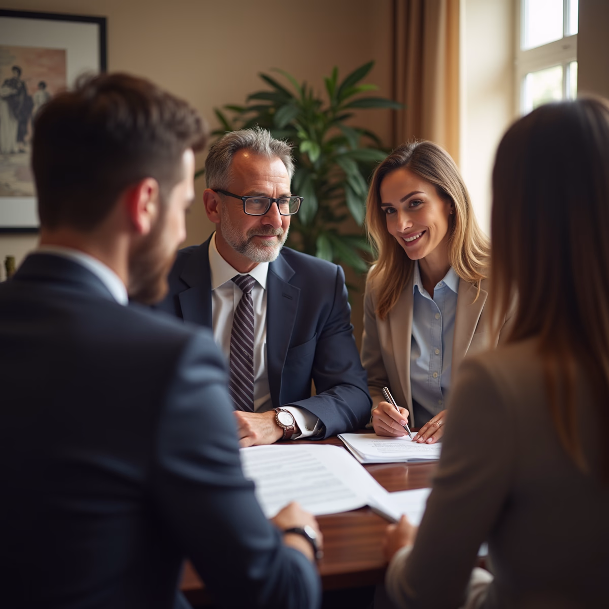 The dedicated legal team at Escondido Probate Law serving Riverside probate matters is pictured conferring with heirs to navigate the probate process to execute vital documents discussing When Must You Notify the Department of Health Care Services