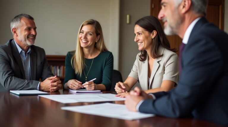 The dedicated legal team at Escondido Probate Law serving Riverside probate matters is pictured conferring with heirs to navigate the probate process to execute vital documents discussing When is the Objection Due