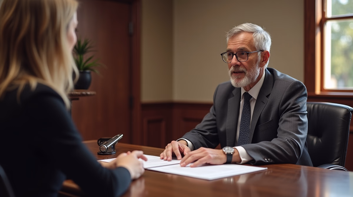 The dedicated legal team at Escondido Probate Law serving Riverside probate matters is pictured conferring with heirs to navigate the probate process to execute vital documents discussing When to File for Discharge