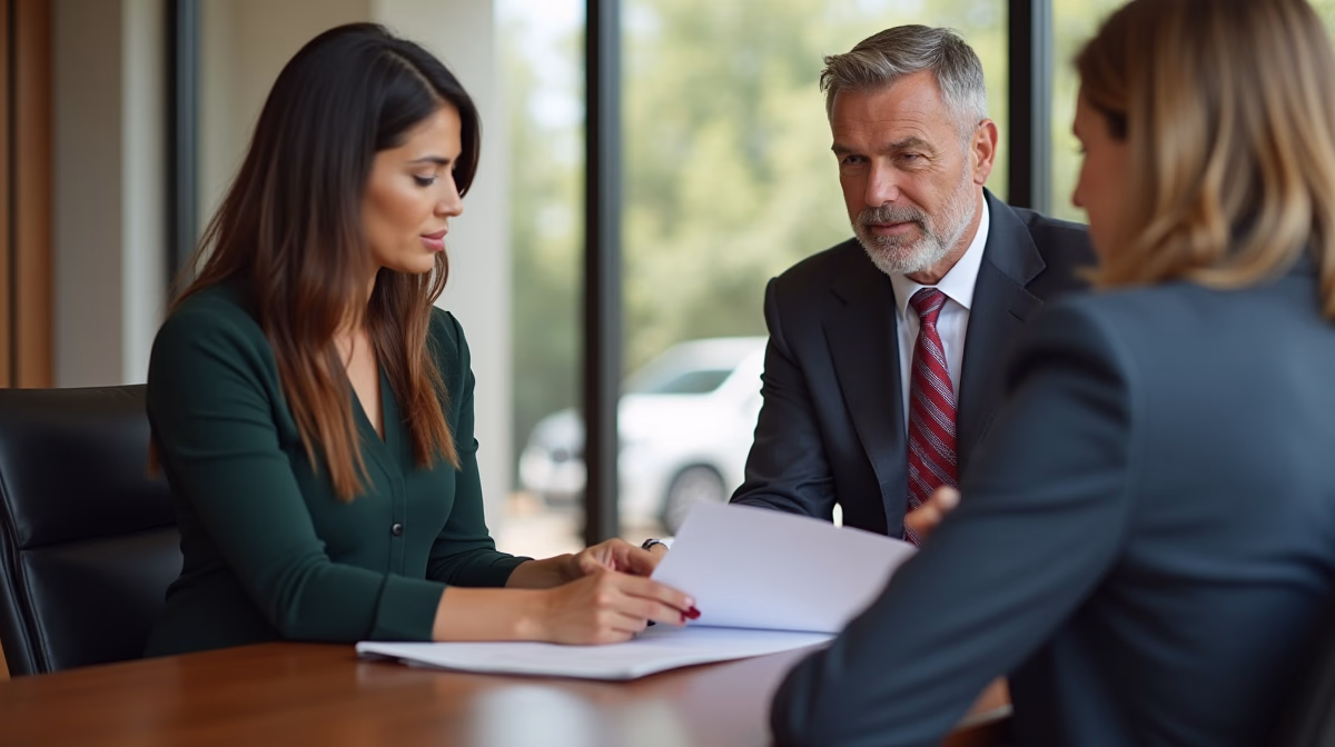 The dedicated legal team at Escondido Probate Law serving Riverside probate matters is pictured conferring with heirs to navigate the probate process to execute vital documents discussing When to Use a Succession Petition