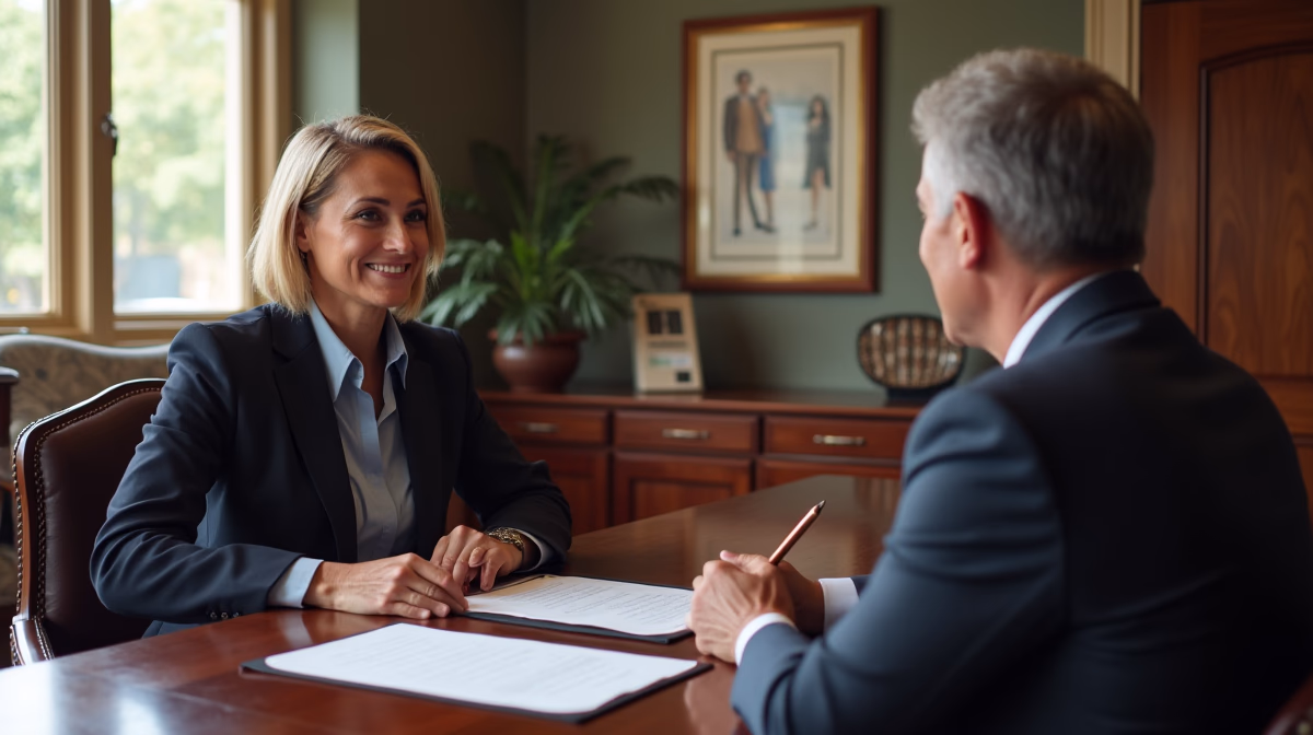 The dedicated legal team at Escondido Probate Law serving Riverside probate matters is pictured conferring with heirs to navigate the probate process to execute vital documents discussing Which Form to Close a Probate Estate