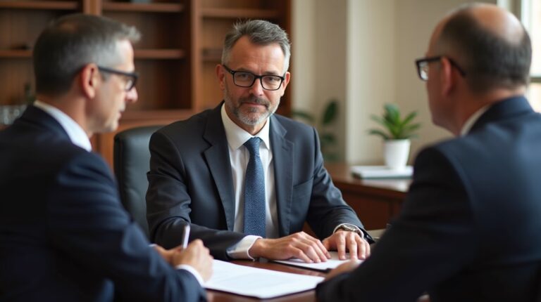 The experienced legal team at Escondido Probate Law serving Riverside County wills matters meets with executors in the Southern California office to execute vital petitions discussing Who Cares for Kids Without a Will