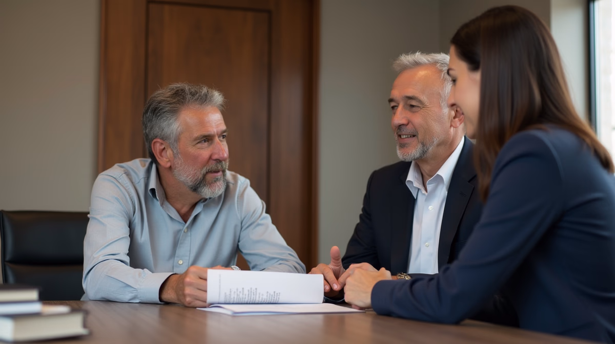 The experienced legal team at Escondido Probate Law serving Riverside County wills matters meets with executors in the Southern California office to execute vital petitions discussing Who Pays Probate Attorney Fees