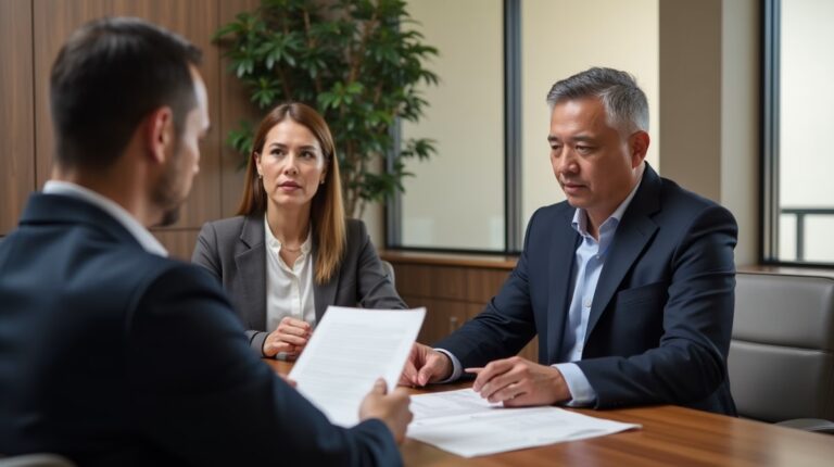 The experienced legal team at Escondido Probate Law serving Riverside County wills matters meets with executors in the Southern California office to execute vital petitions discussing Who pays payroll if the sole signer dies