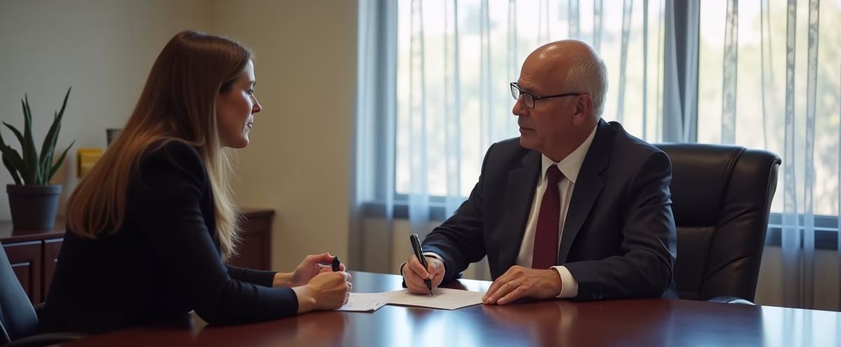 The legal counsel at Escondido Probate Law serving Riverside County estate matters meets with beneficiaries in our Southern California office to execute necessary paperwork discussing Why Cant a Trustee Simply Change Things