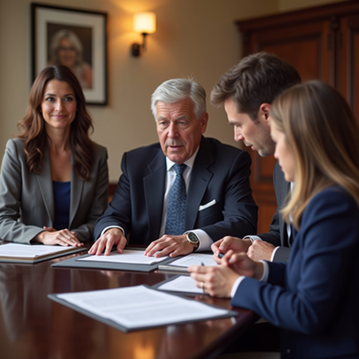 The dedicated legal team at Escondido Probate Law serving Riverside probate matters is pictured conferring with heirs to navigate the probate process to execute vital documents discussing Why Does the Court Care So Much About the Hearing Date on the Publication Notice