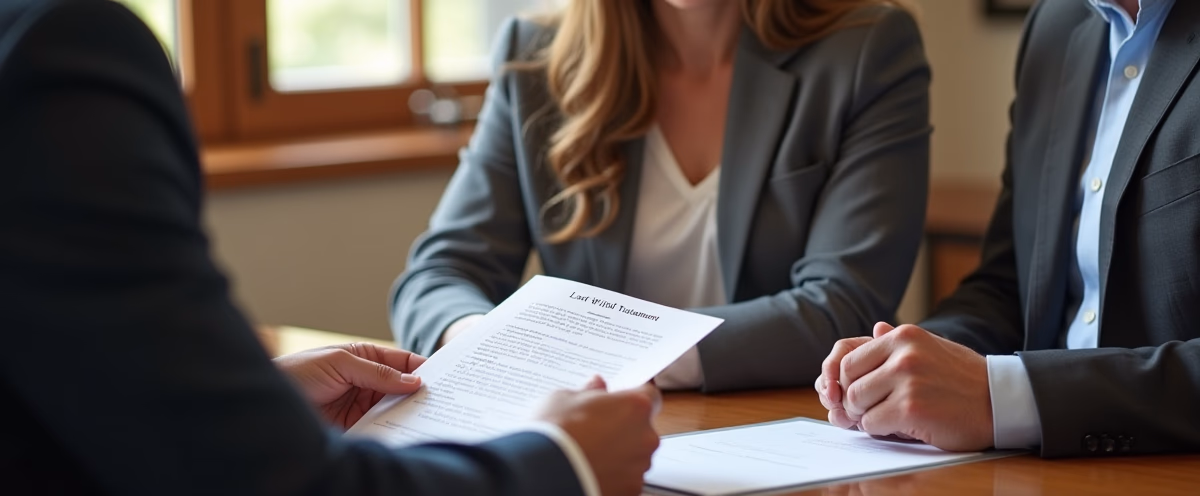 The legal counsel at Escondido Probate Law serving Riverside County estate matters meets with beneficiaries in our Southern California office to execute necessary paperwork discussing Why Outdated Terms Undermine Your Estate Plan