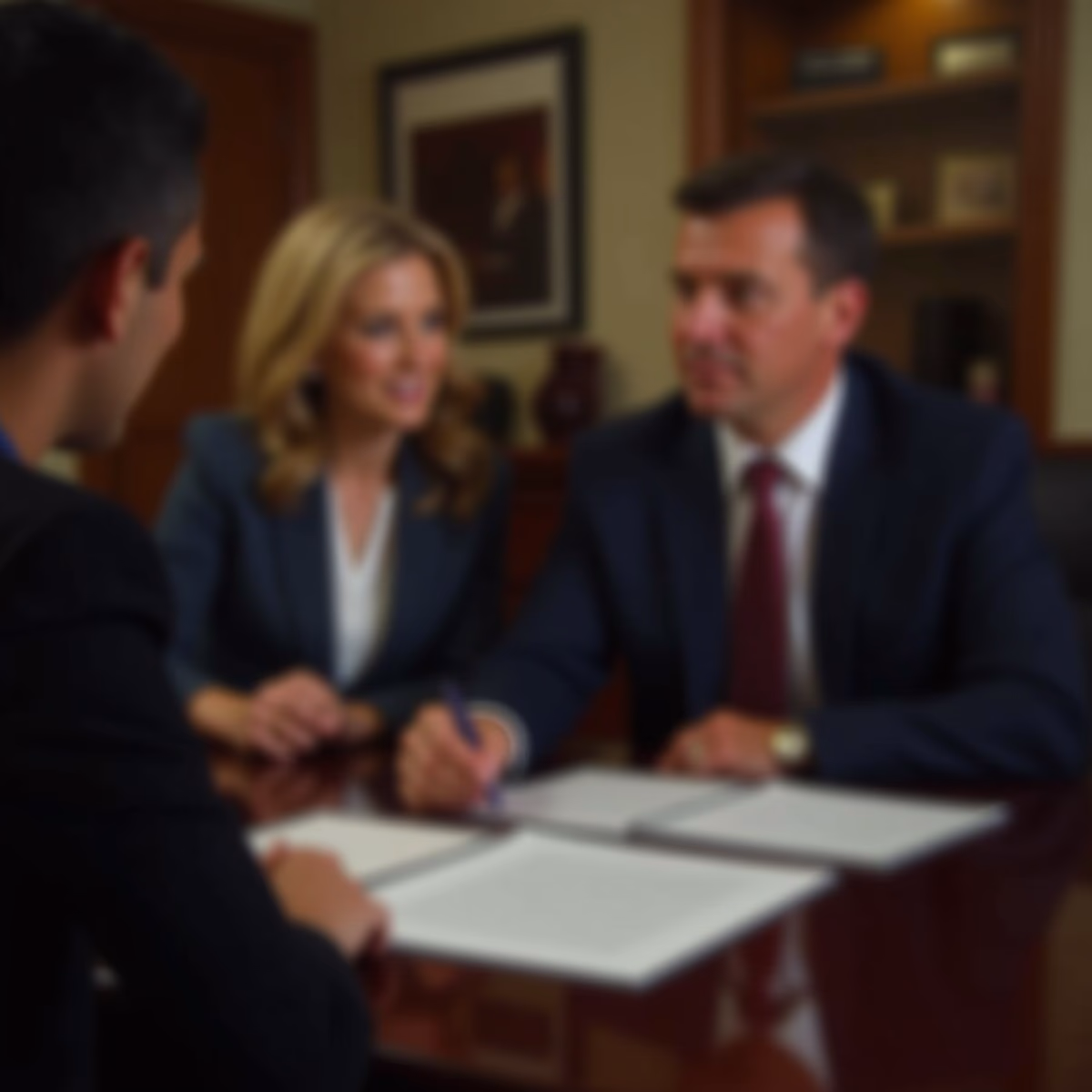 The dedicated legal team at Escondido Probate Law serving Riverside probate matters is pictured conferring with heirs to navigate the probate process to execute vital documents discussing Why Specifically Naming Grandchildren Matters