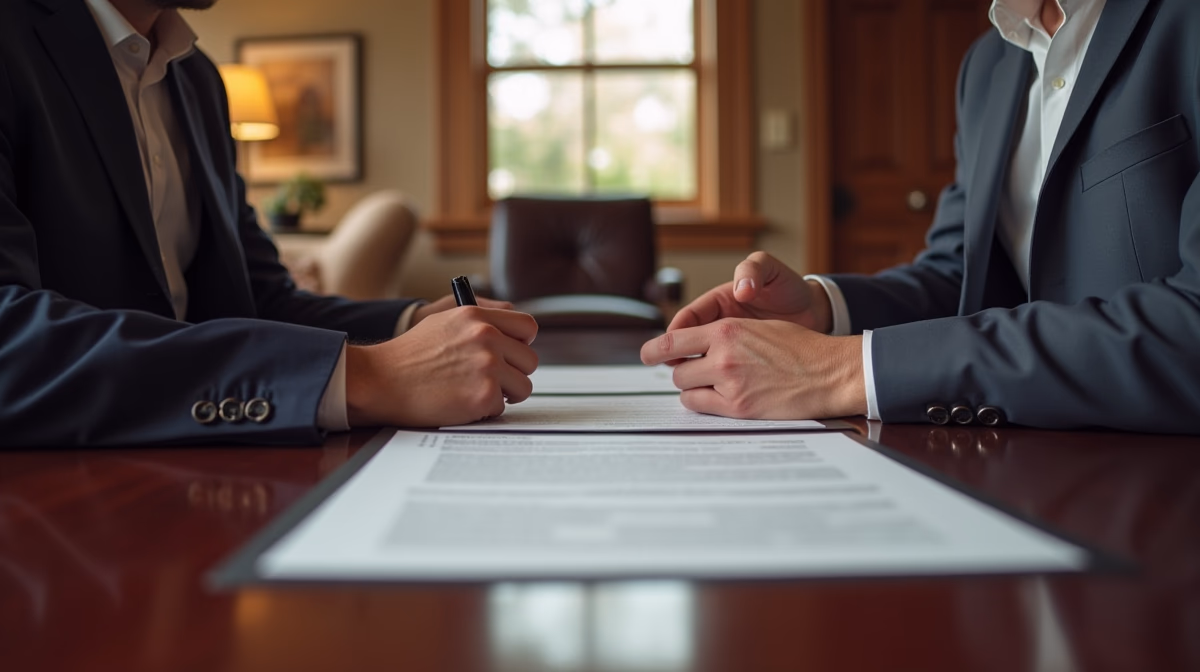The dedicated legal team at Escondido Probate Law serving Riverside probate matters is pictured conferring with heirs to navigate the probate process to execute vital documents discussing Why You Need Full Authority Under IAEA