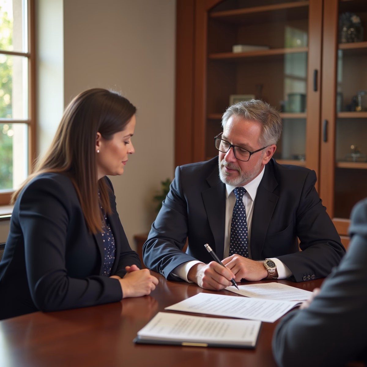 The dedicated legal team at Escondido Probate Law serving Riverside probate matters is pictured conferring with heirs to navigate the probate process to execute vital documents discussing Why is Filing a Petition for Probate Necessary