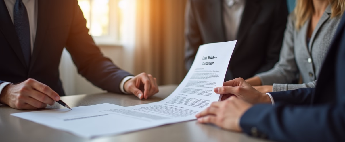 The experienced legal team at Escondido Probate Law serving Riverside County wills matters meets with executors in the Southern California office to execute vital petitions discussing Why is Proper Notarization So Important