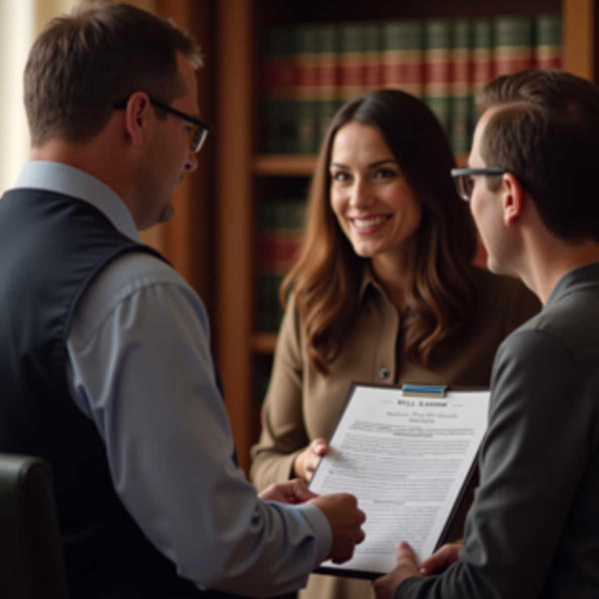 The dedicated legal team at Escondido Probate Law serving Riverside probate matters is pictured conferring with heirs to navigate the probate process to execute vital documents discussing Why is Proper Notice So Important