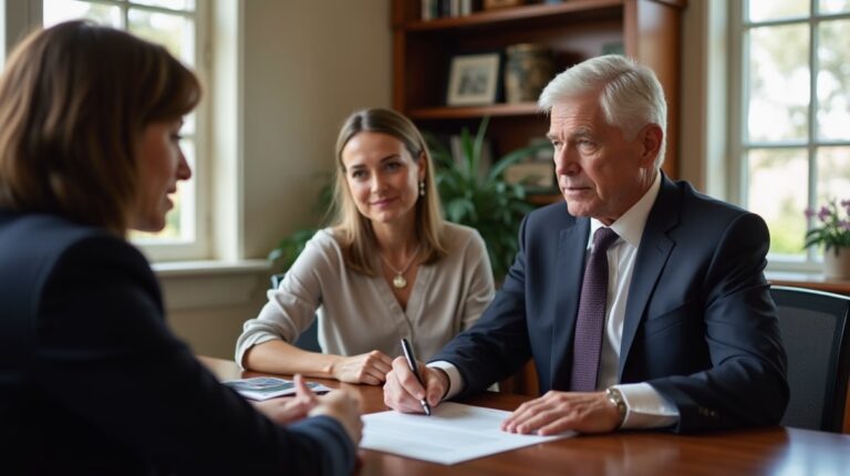 The dedicated legal team at Escondido Probate Law serving Riverside probate matters is pictured conferring with heirs to navigate the probate process to execute vital documents discussing Will the Judge Ask Me Questions