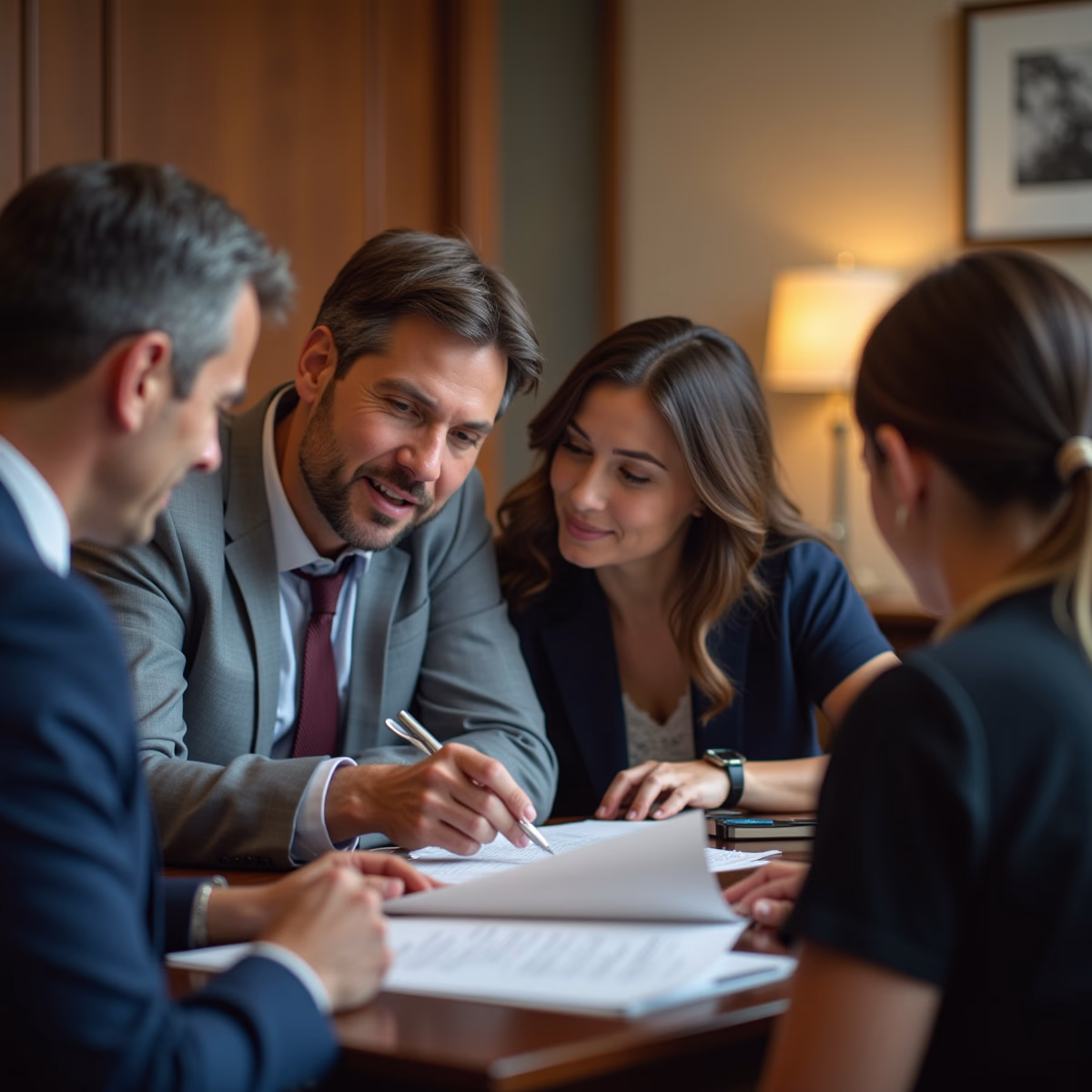 The dedicated legal team at Escondido Probate Law serving Riverside probate matters is pictured conferring with heirs to navigate the probate process to execute vital documents discussing Will the Judge Ask Me Questions at the Probate Hearing